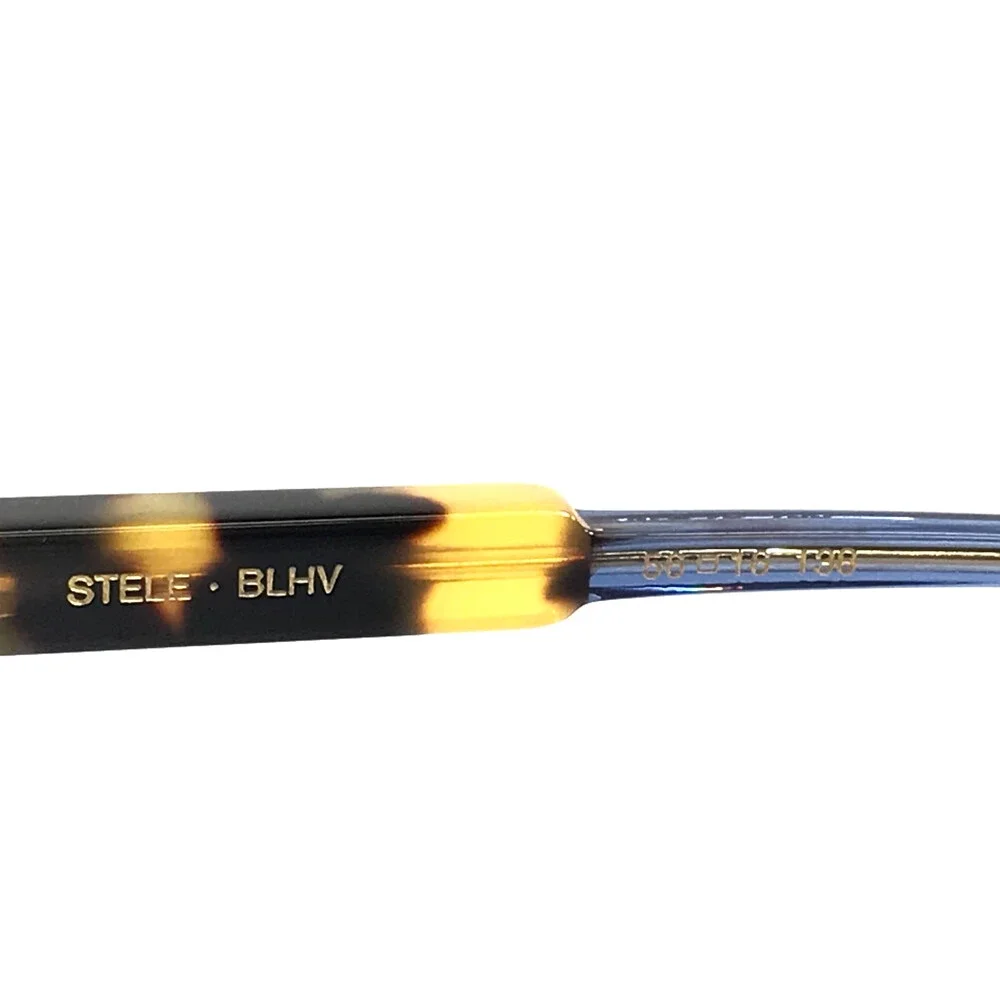 Etnia Barcelona Eyeglasses Frames STELE BLHV Blue Havana Heptagonal 56-16-138